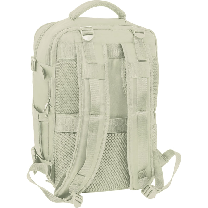 Mochila viaje cabina portatil 15,6 safta "beige"