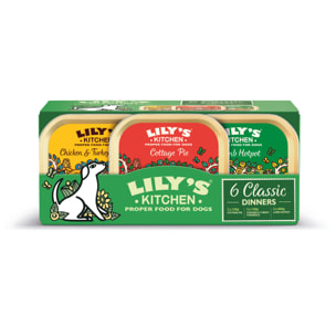 Lily's Kitchen Chien Recettes classiques 6x150g - Lot de 4