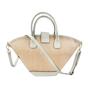 Borsa a mano Cheval Firenze Gaeta Mini Beige