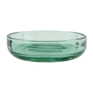 Porte savon en verre DENVER Vert Transparent MSV