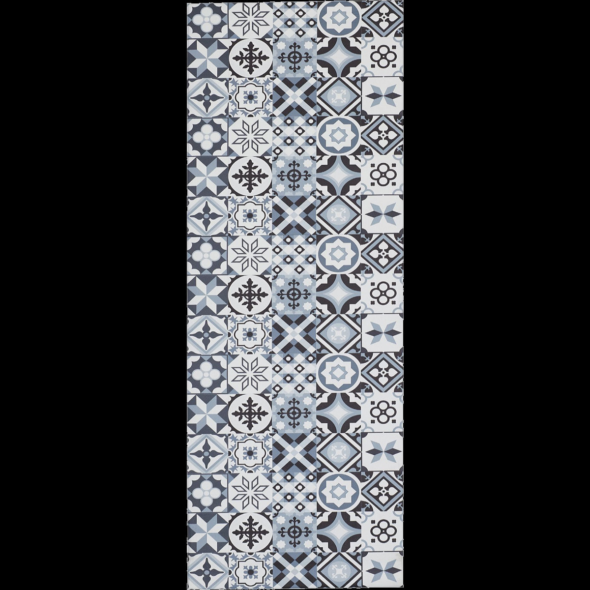 Tapis de cuisine en PVC motif géométrique PKIT