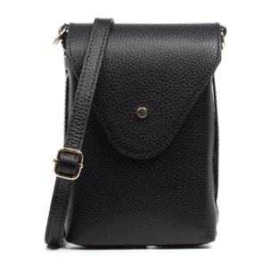 Anagni borsa a tracolla donna. Pelle autentica Dollaro.