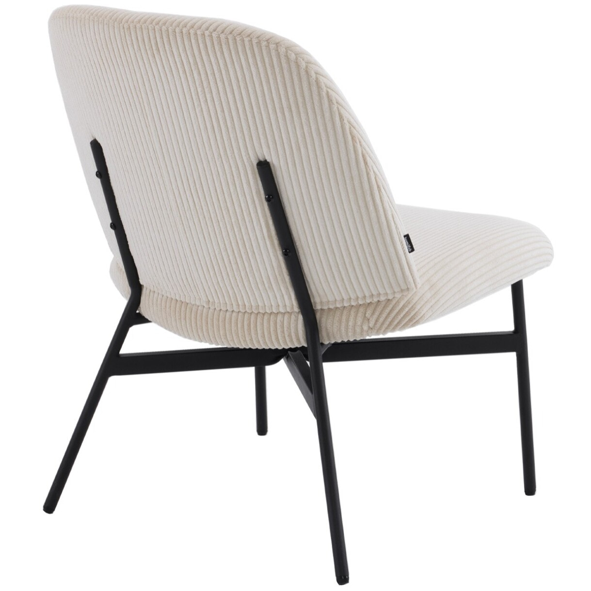 Fauteuil en velours côtelé - PETRA