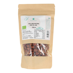 PLANETA HUERTO | Avellana con Piel Ecológica – Nutritiva y Versátil, Ideal para Snacks y Repostería, Envase de 250 g