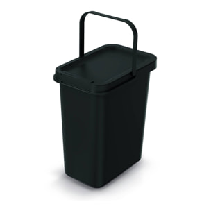 Sistema de reciclaje de 12l en color negro keden