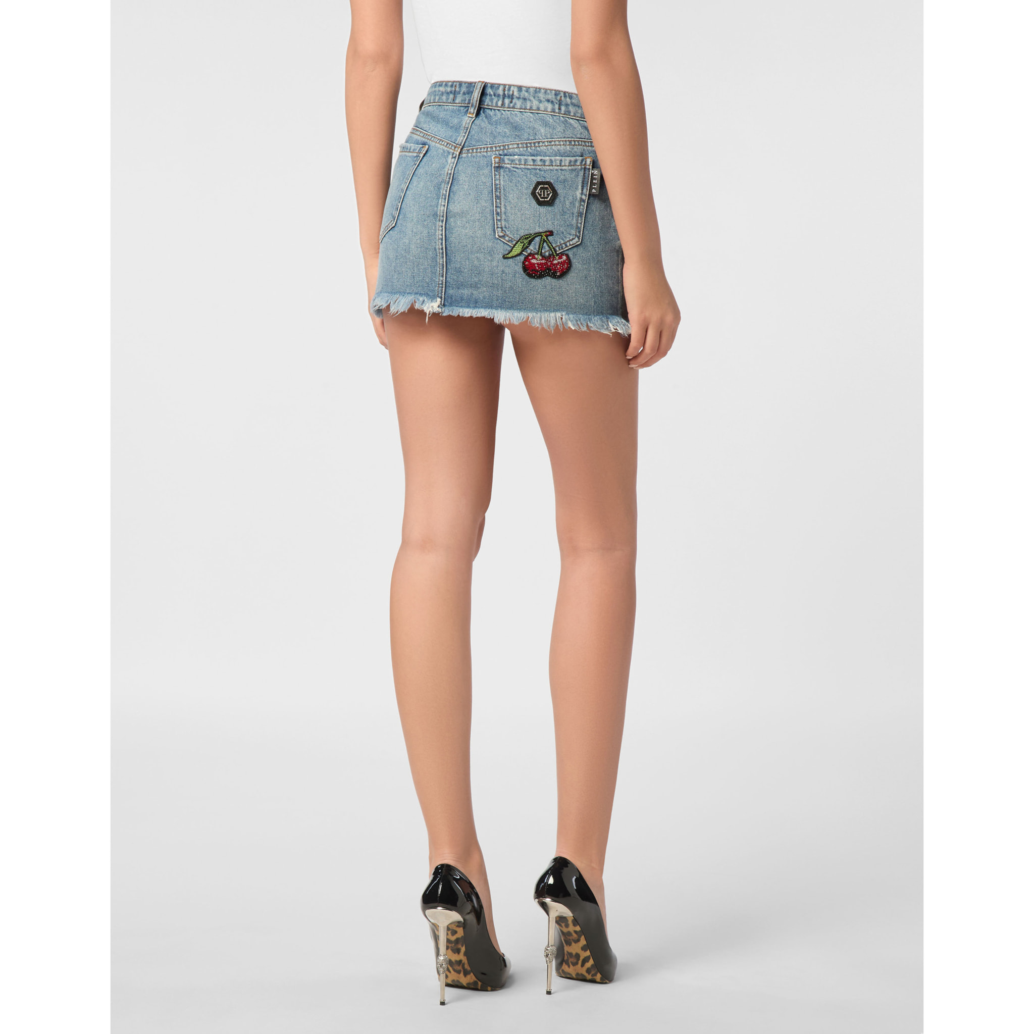 PHILIPP PLEIN Minigonna CHERRIES