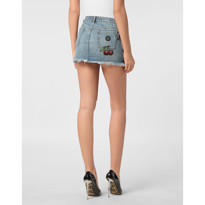 PHILIPP PLEIN Minigonna CHERRIES