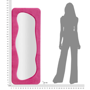 SPECCHIO DA MURO THEODOR FUXIA CM 60X4X160