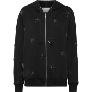 PHILIPP PLEIN Hoodie Sweatjacket STARS