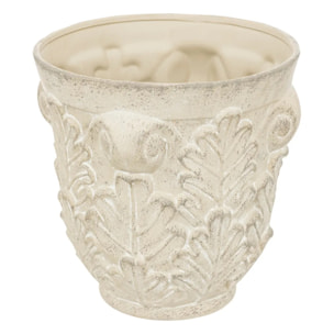 Set de 2 cache-pots Little cottage céramique D29/35cm