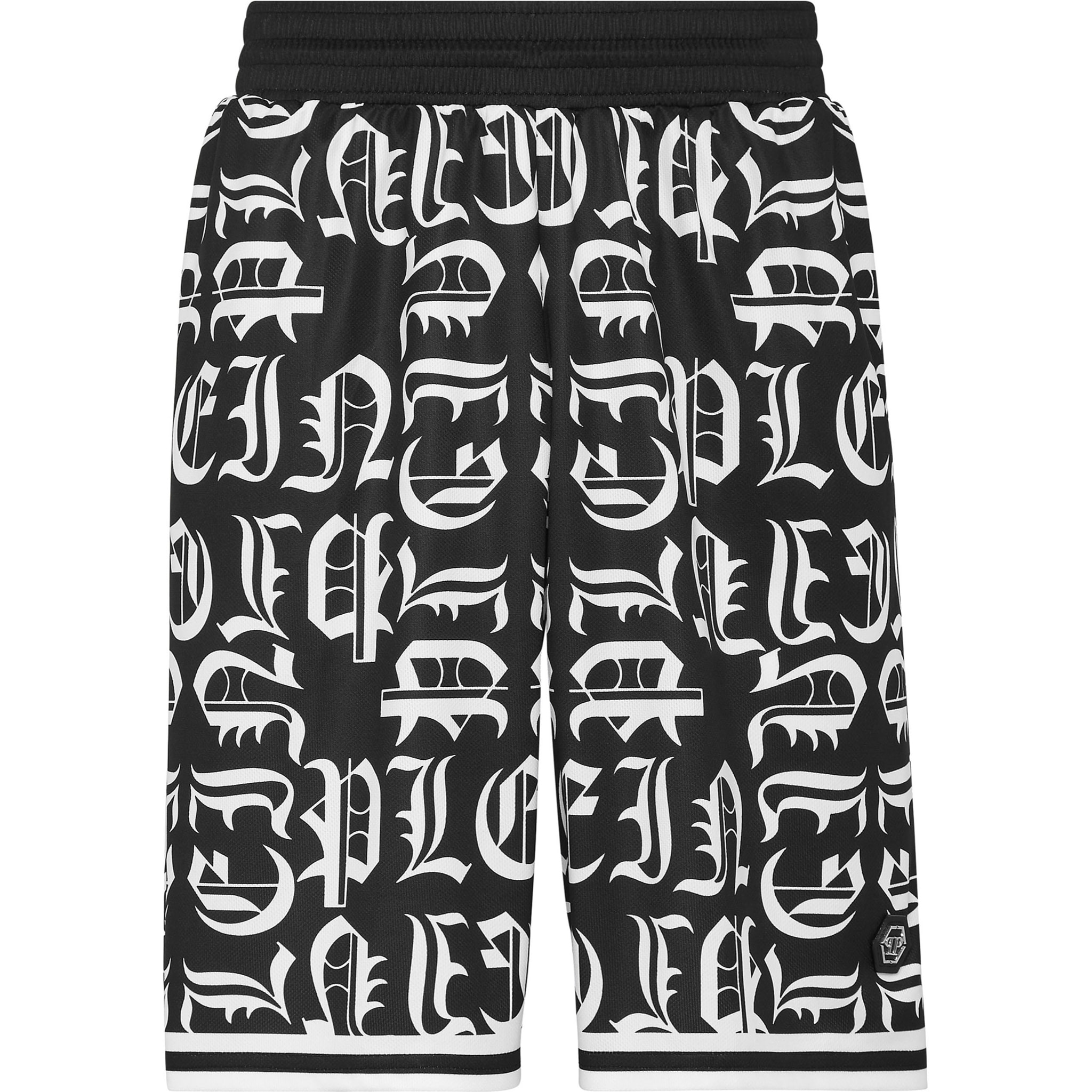 PHILIPP PLEIN Basket Jogging Shorts Gothic Plein