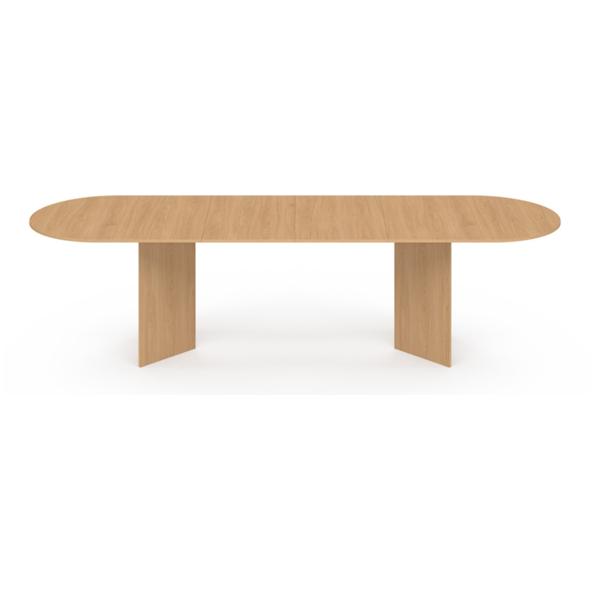 Table à manger extensible Gabin 200-300cm effet hêtre