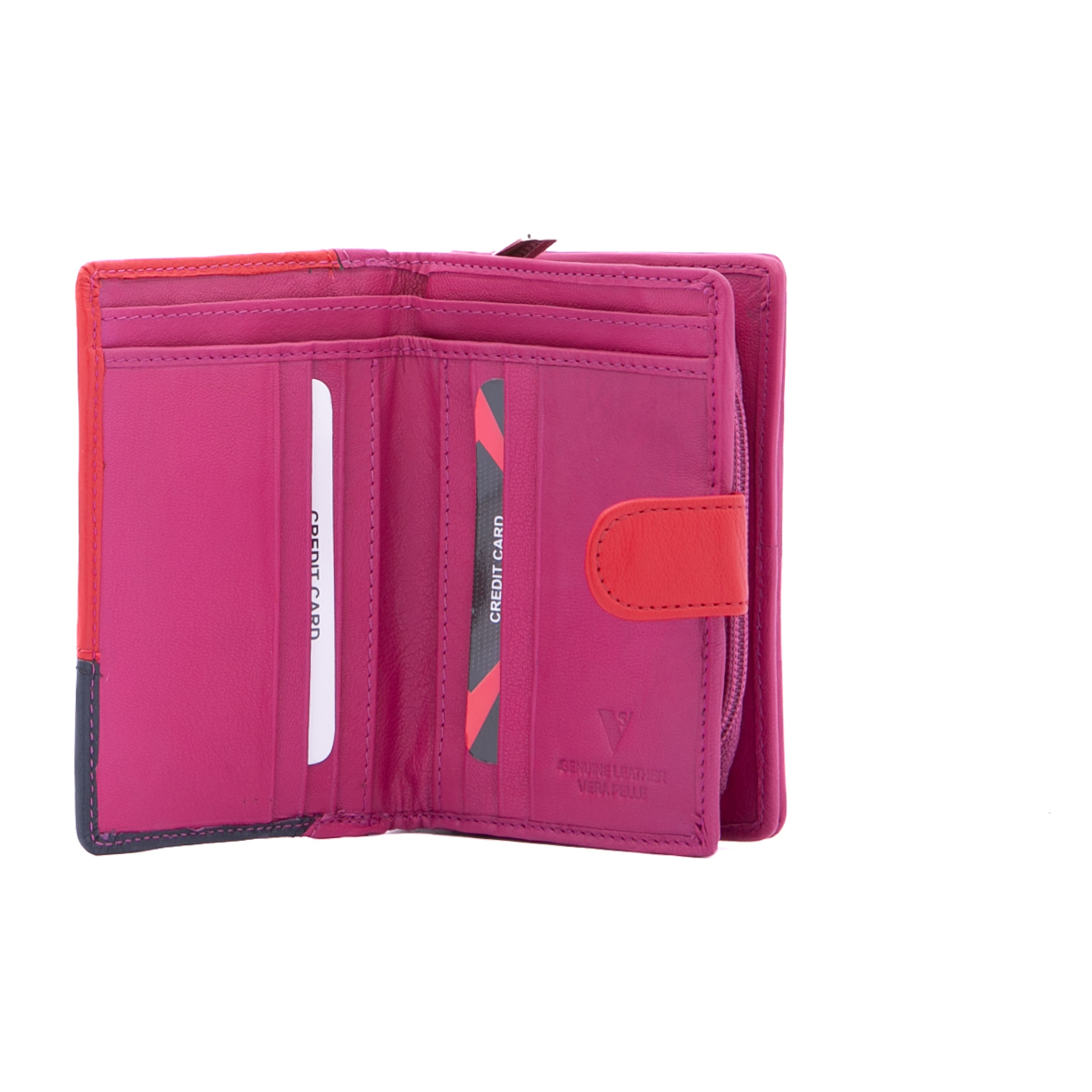 Portafoglio  da donna ecopelle Prodotto Vegano 13x9x3 cm