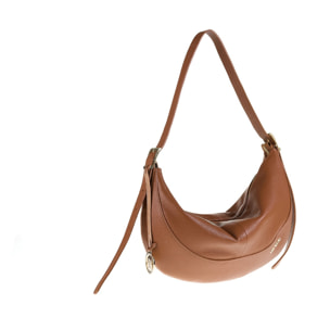 Borsa a spalla da donna Made in Italy - Modello Aveline - 100% pelle - 45.0 x 24.0 x 8.0 cm