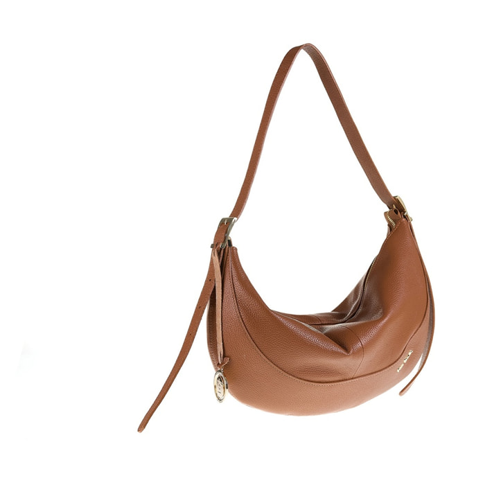 Borsa a spalla da donna Made in Italy - Modello Aveline - 100% pelle - 45.0 x 24.0 x 8.0 cm