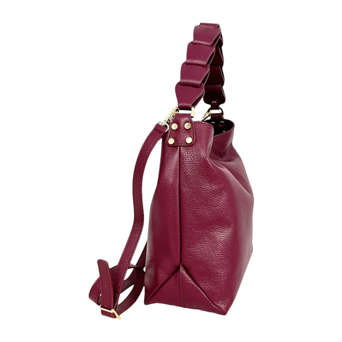 Borsa a spalla Cheval Firenze Lily Bordeaux