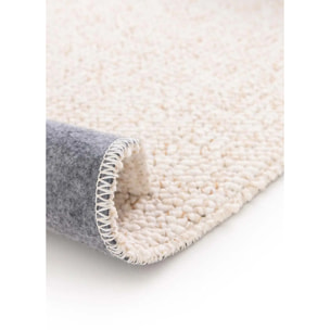 PETRA Alfombra lavable tejido en bucle en blanco, varias medidas disponibles.
