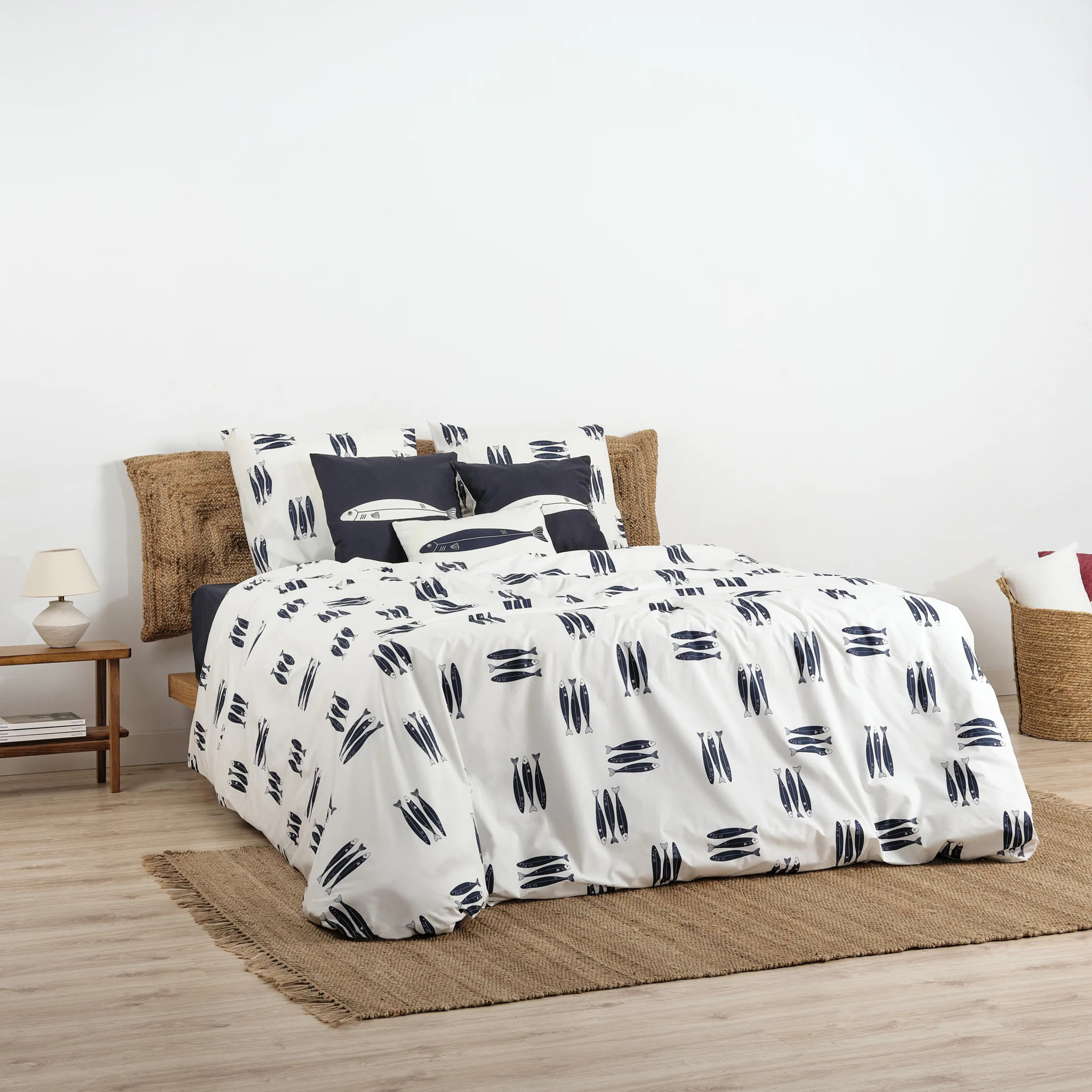 Housse de couette 100 % coton 80 fils Oropesa