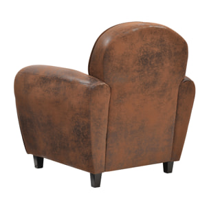 Fauteuil Club Marron