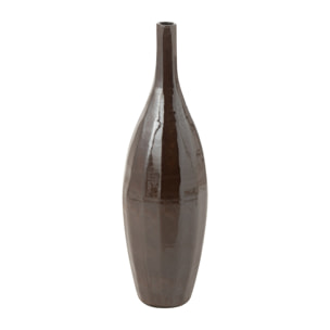 J-Line vase Bouteille Terra Brillant - poterie - marron - small