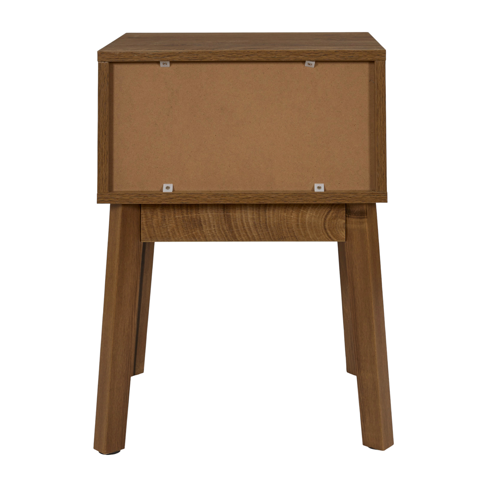 Chevet - HOME DECO FACTORY - Forest - Design Épuré - Marron et Noir