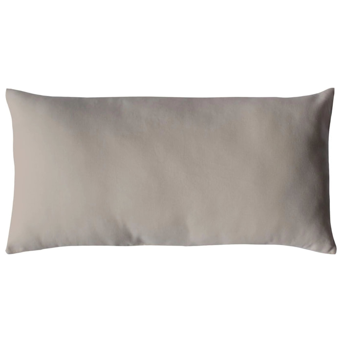Coussin non déhoussable en coton uni - Naturel