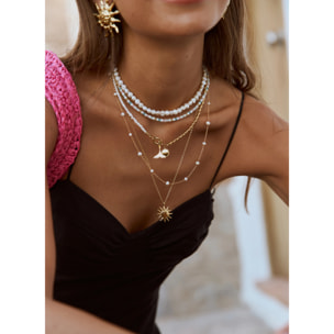 Charm Sirena Baño Oro