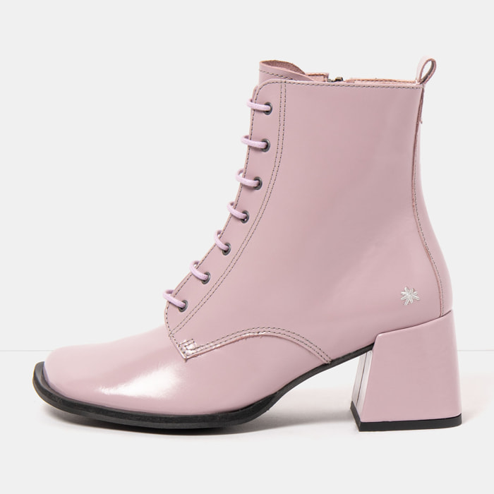 Botines 1738 NAPPA SHINNY MALVA/ VERONA color Malva
