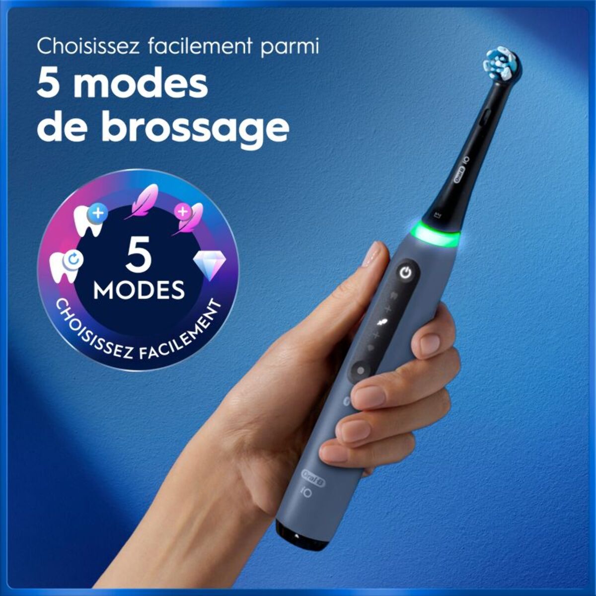 Brosse à dents électrique ORAL-B iO5s Series Ocean Blue