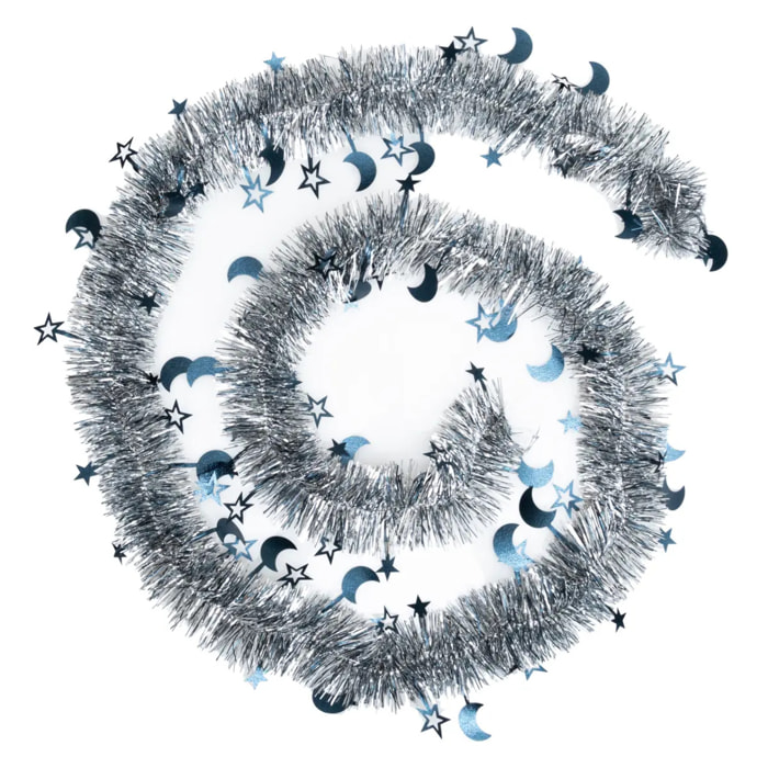 Guirlande de Noël Lune Étoile 150x 4x2m