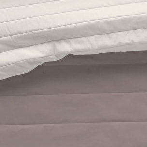 Naturals - Colcha Bouti - Lisa - Reversible - 100% Microfibra - 70 gr/m² - Topo/L.198 Piedra