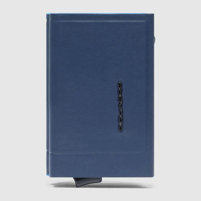 Piquadro Portafoglio compatto con portacarte automatico, porta monete e protezione RFID