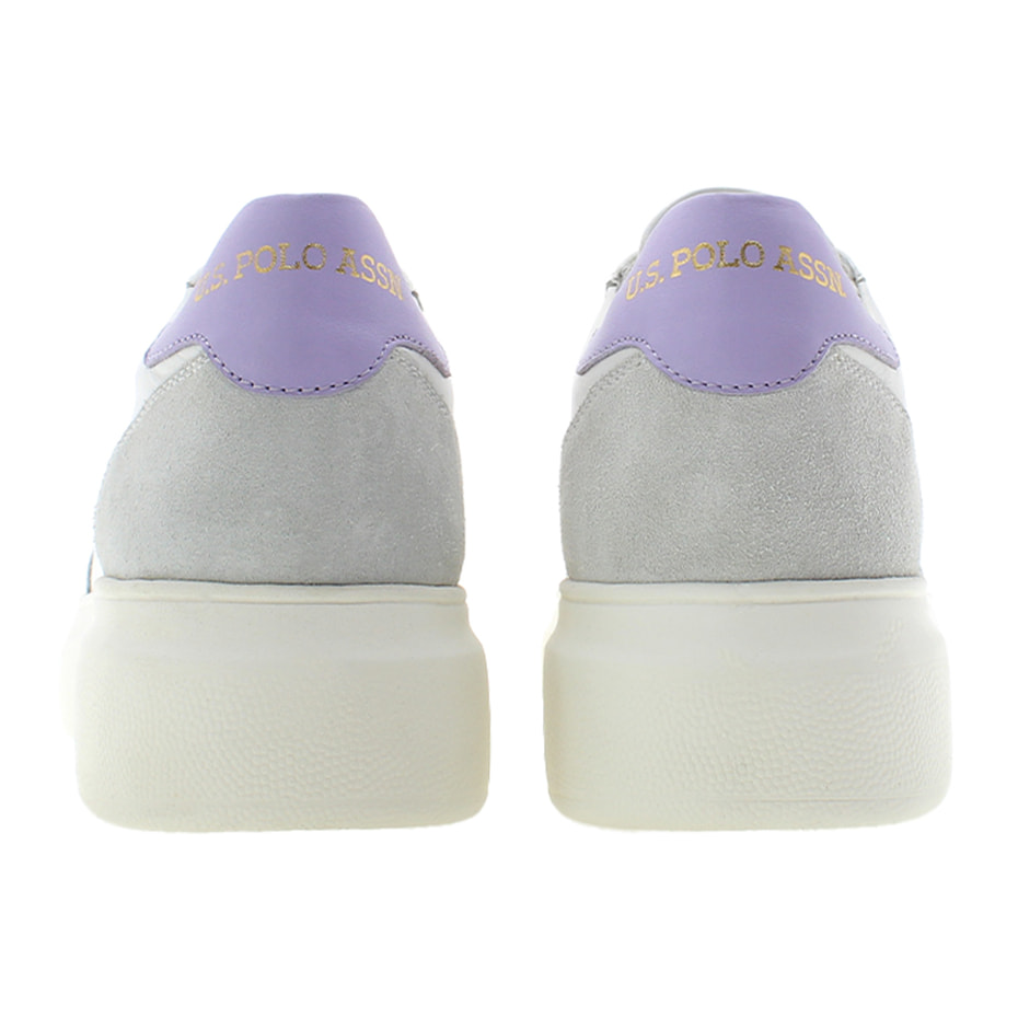 Sneakers U.S. Polo Assn White-Lavender