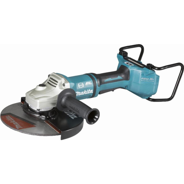Amoladora Ø 230 mm 36 V => 2 x 18 V Li-Ion MAKITA - Sin batería ni cargador - DGA901ZU
