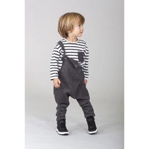 T-shirt Bambino Antracite Pocket