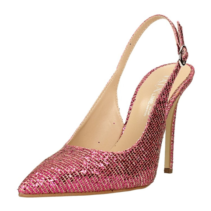 Décolleté sling back Donna Tata Italia Rosso