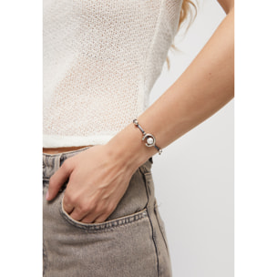 Pulsera SER DIFERENTE GRIS M