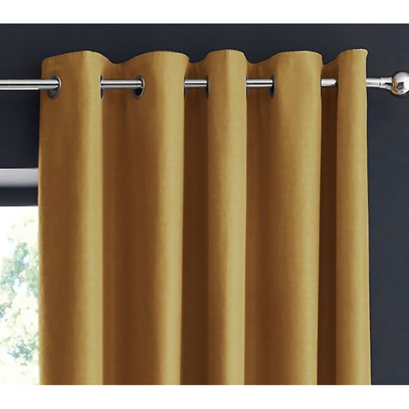 Rideau uni Occultant 100%polyester