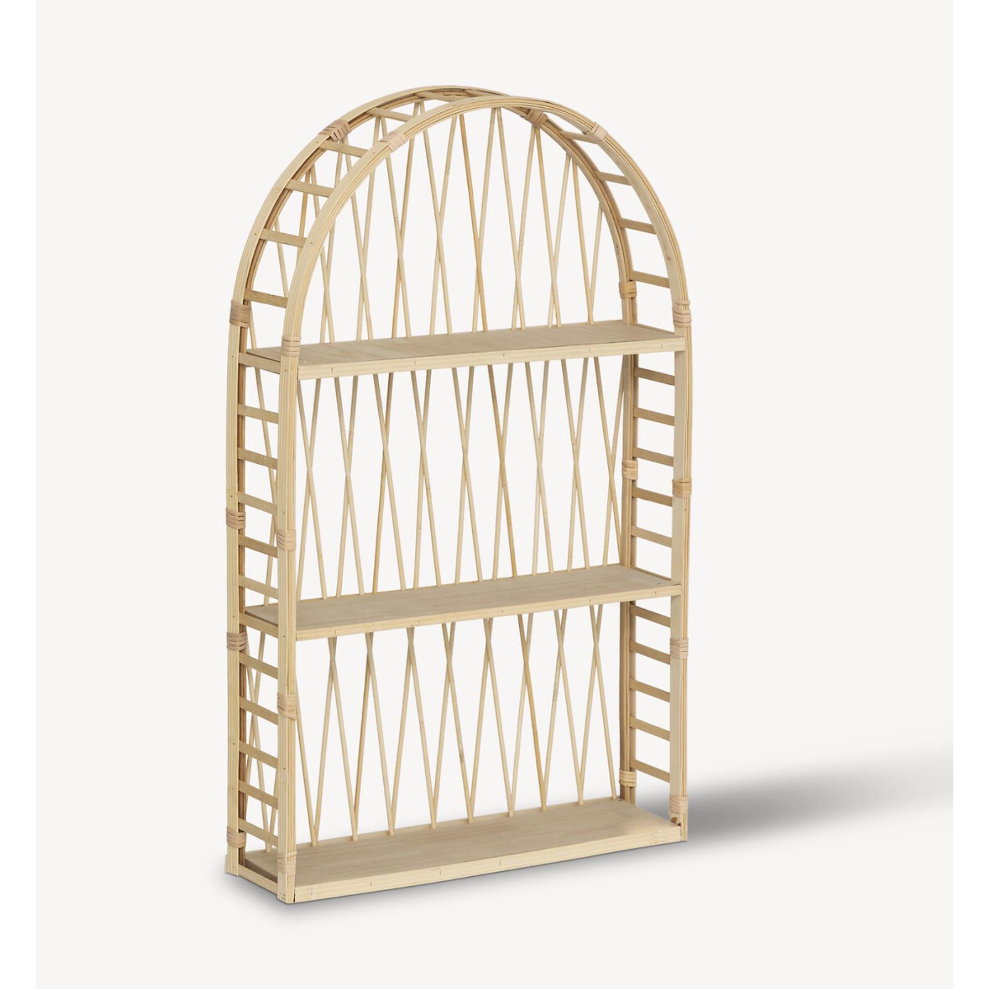 Estantería mural Anahi 74 x 45 cm MDF efecto bambú