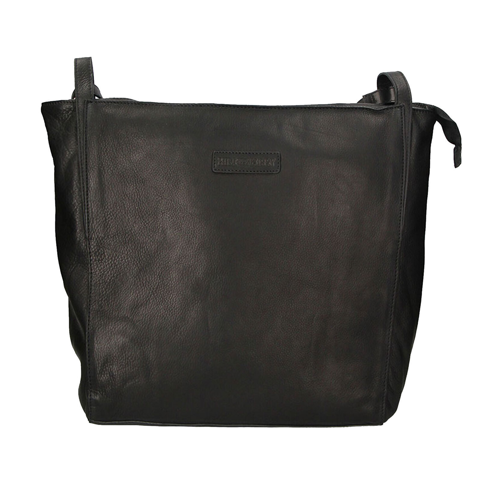 Borsa a tracolla  da uomo In Vera pelle Made in Italy 37x36x14 cm