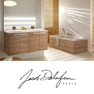 Baignoire bain douche Struktura + pare bain + étagère 170 X 75