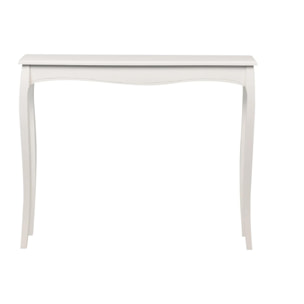 Consola Blanco Con Tapa Blanca 110x25x80 Cm