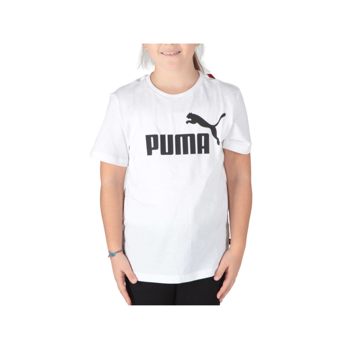 T-Shirt Puma Ess Logo Tee B Bianco