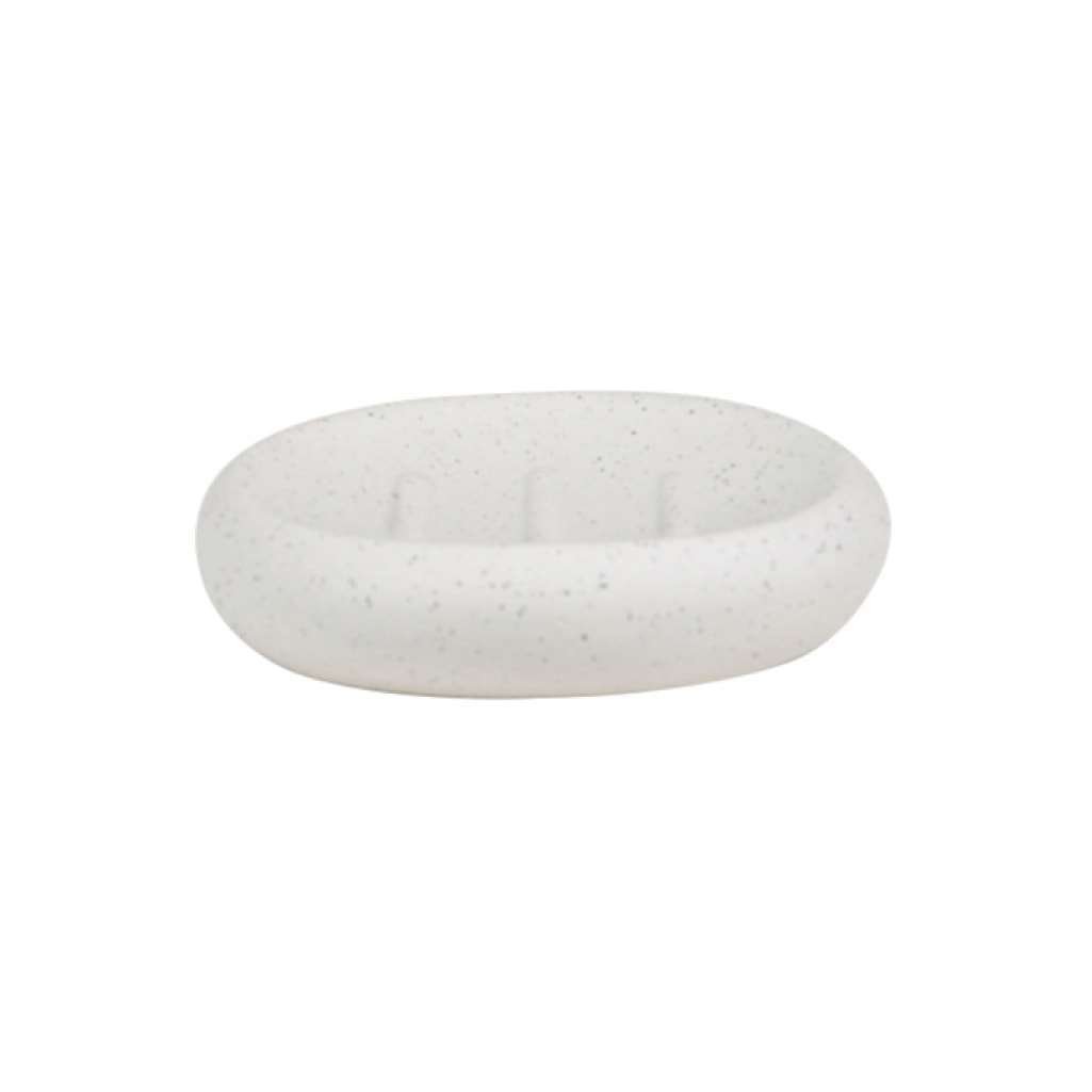 Porte Savon Céramique matI Blanc MSV