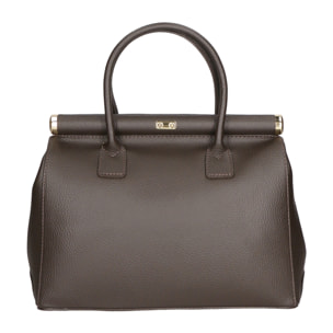Borsa a mano da donna - Modello Aleria - Vera pelle - 35.0 x 26.0 x 16.0 cm