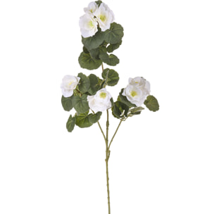 Ramo Di Begonia Con Fiori. Altezza 77 Cm - Pezzi 6 - 8X77X6cm - Colore: Bianco - Bianchi Dino - Fiori Artificiali