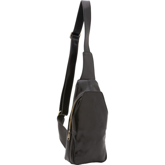 Marsupio  da uomo In Vera pelle Made in Italy 33x17x7 cm