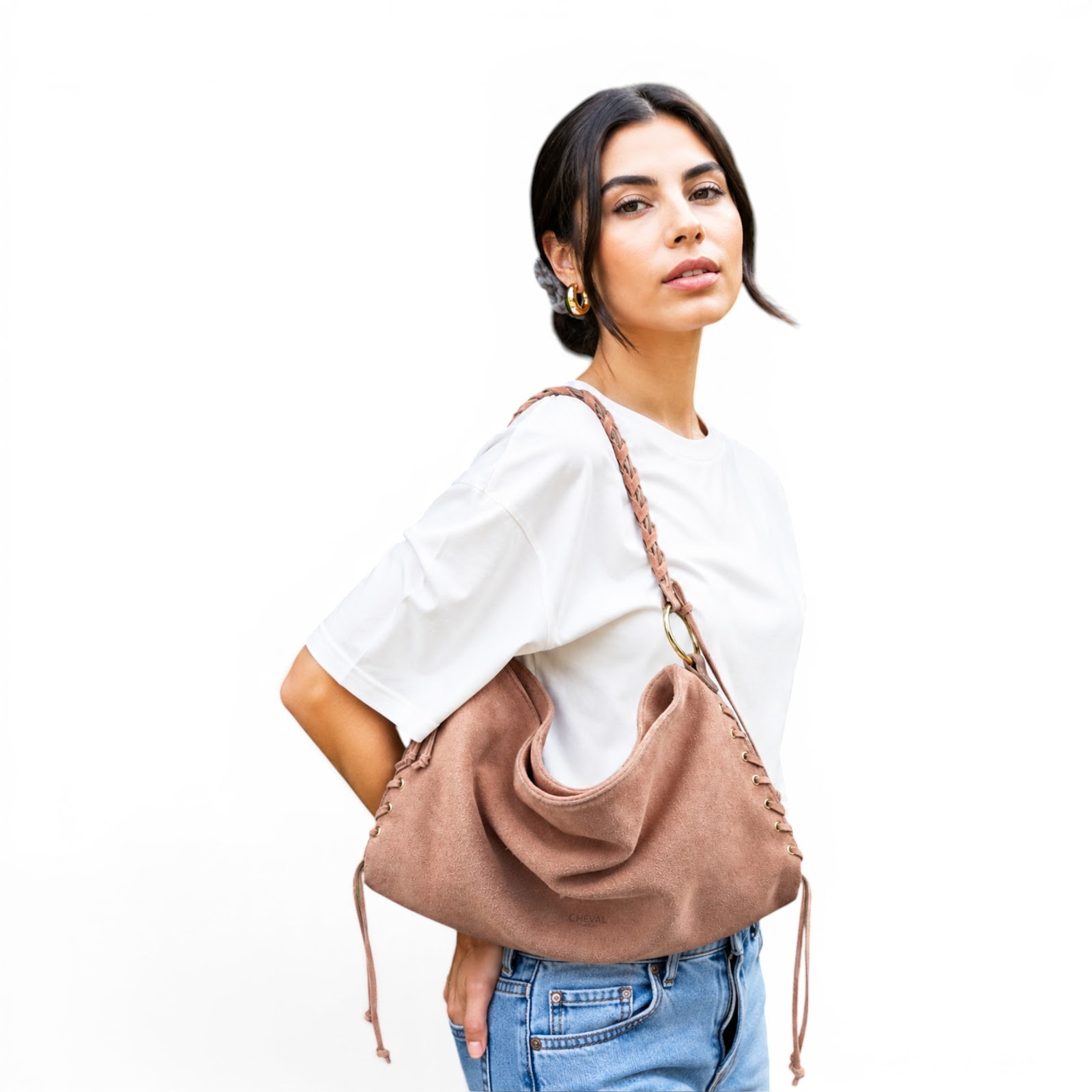 Borsa a Spalla Cheval Firenze Daisy Rosa