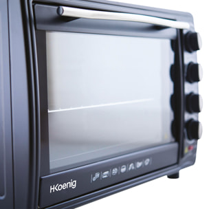 Horno Électrico Sobremesa FO42 H.Koenig , 42L, hasta 230 °C, 5 modos de cocción, 2000W