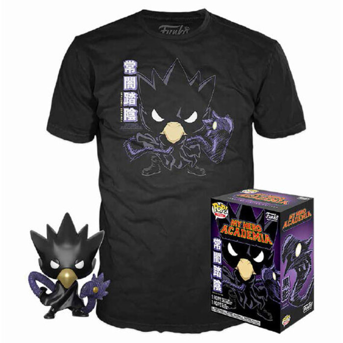 Set Pop Figura & Tee My Hero Academia Tokoyami TAGLIA L Funko